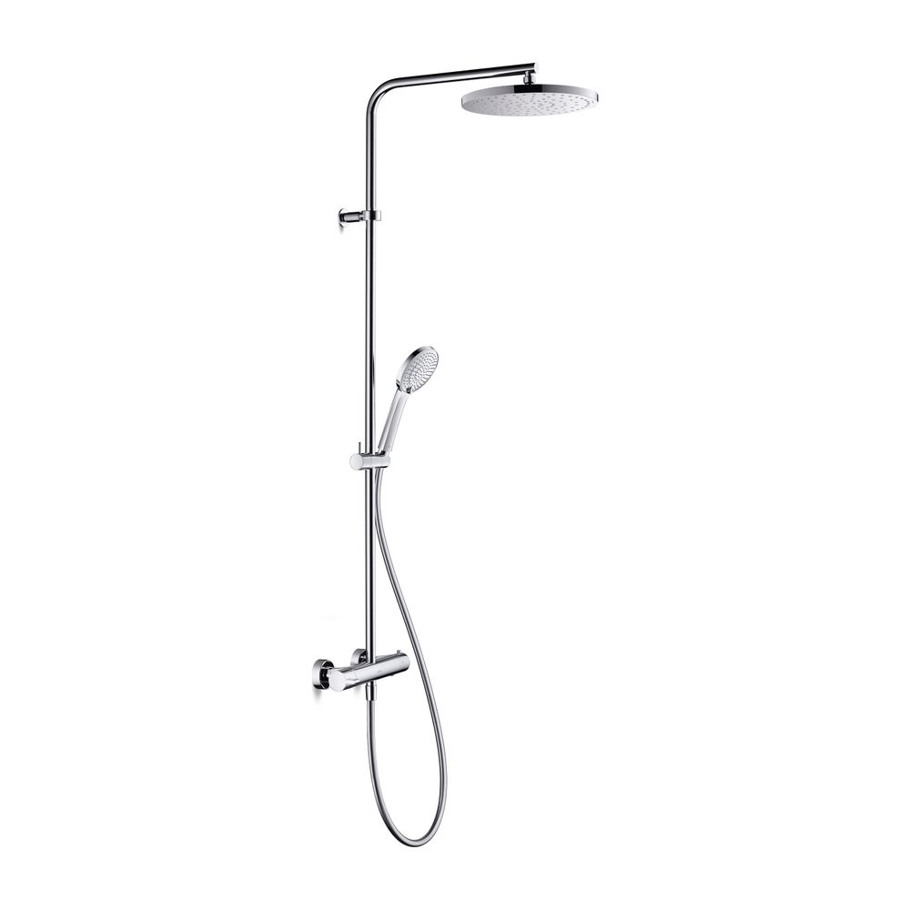 Duravit B.2 Duschsystem, Chrom, Thermostat, Hand- und Kopfbrause 250mm, 11l/min, ... DURAVIT-B24280008010 4053424865805 (Abb. 3)