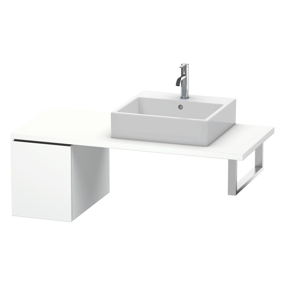 Duravit L-Cube Unterschrank für Konsole Echtholzfurnier, 547x320x400mm Mattweiß mi... DURAVIT-LC583001818 4053424372372 (Abb. 4)