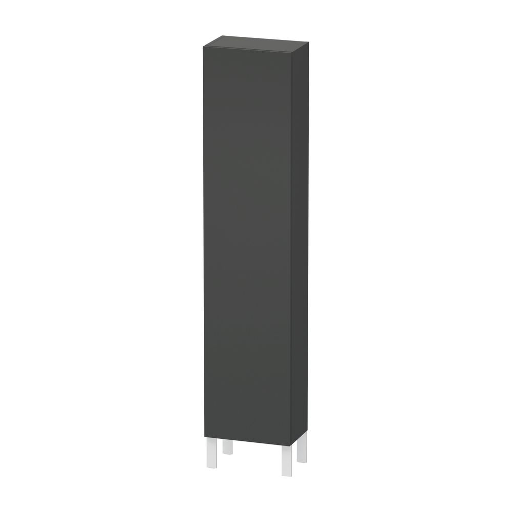 Duravit L-Cube Hochschrank Echtholzfurnier 243x400x1760mm Graphit Matt, 1 Tür R, G... DURAVIT-LC1170R4949 4053424305738 (Abb. 1)