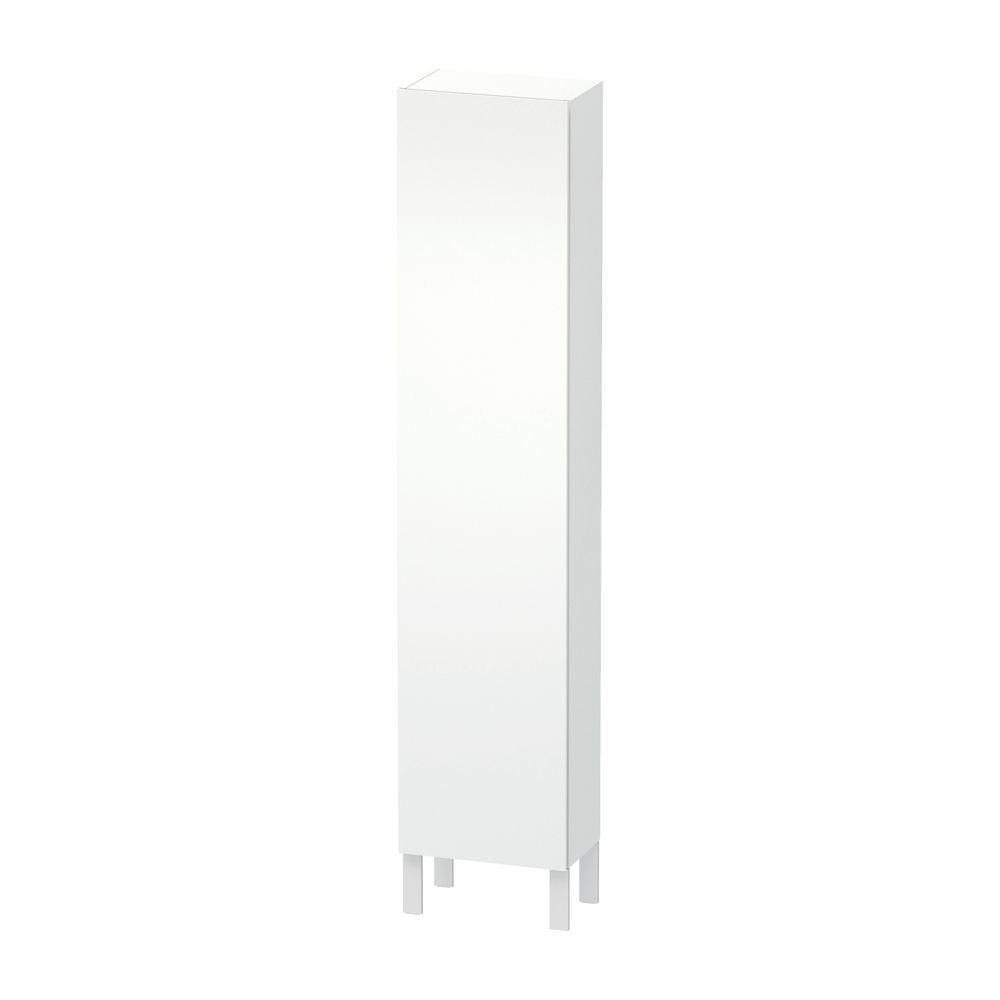 Duravit L-Cube Hochschrank Echtholzfurnier 243x400x1760mm, Mattweiß, 1 Tür R, Grif... DURAVIT-LC1170R1818 4053424305707 (Abb. 1)