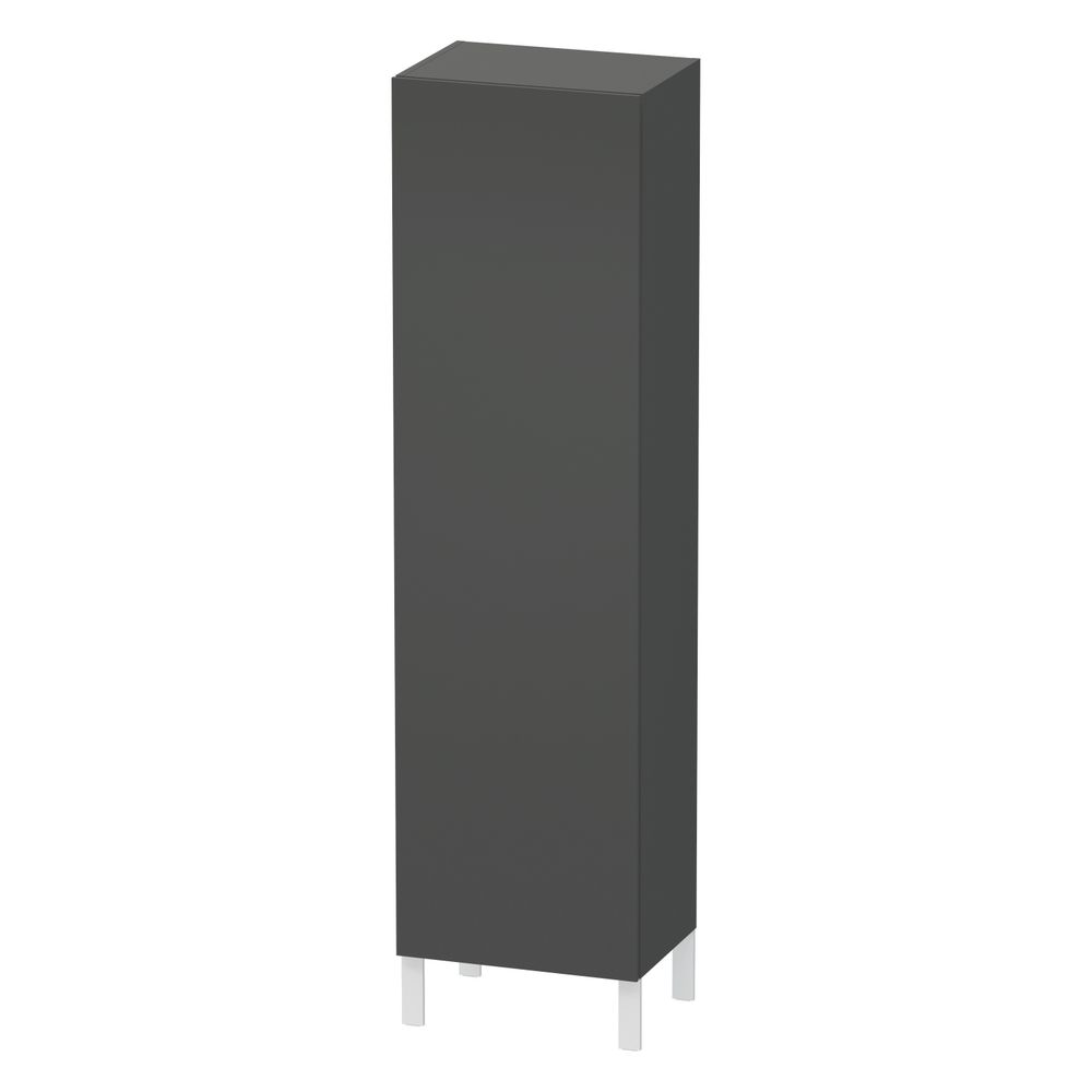Duravit L-Cube Hochschrank Echtholzfurnier 363x500x1760mm Graphit Matt, 1 Tür R, G... DURAVIT-LC1181R4949 4053424301754 (Abb. 6)