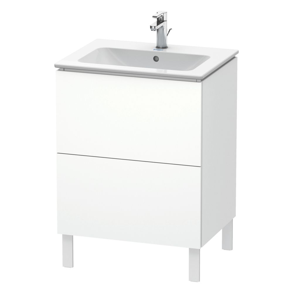 Duravit L-Cube Waschtischunterbau bodenstehend 481x620x704mm, Mattweiß, Grifflos, ... DURAVIT-LC662501818 4053424001791 (Abb. 4)