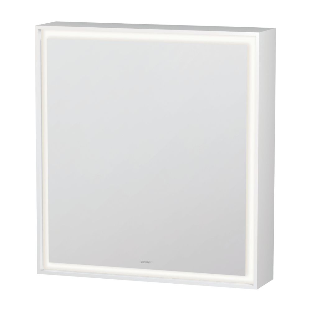 Duravit L-Cube Spiegelschrank Wandmontage 155x650x700mm, Weiß, Tür R, 2 Glasfa... DURAVIT-LC7550R18181000 4067116100150 (Abb. 1)