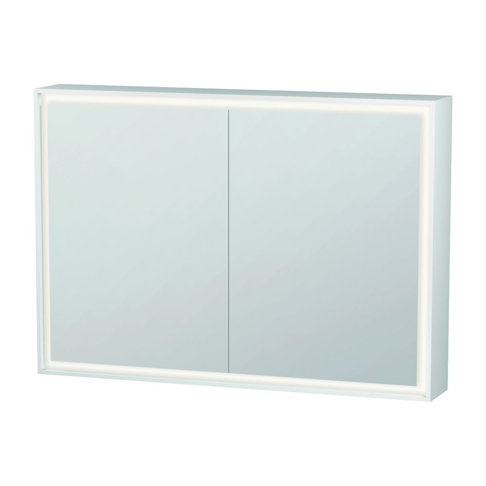 Duravit L-Cube Spiegelschrank Wandmontage 155x1000x700mm, Weiß, 2 Türen L/R, 2... DURAVIT-LC7552018180010 4067116101249 (Abb. 1)