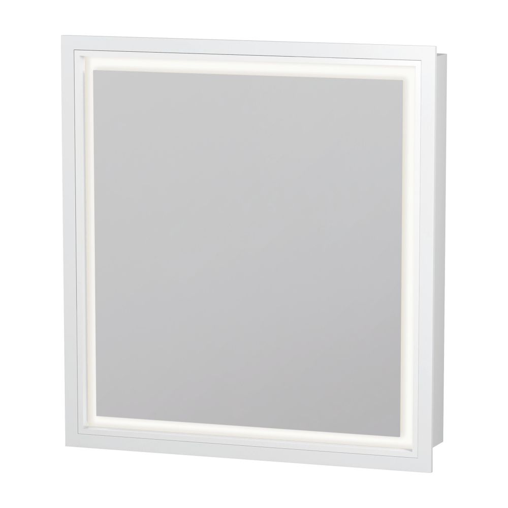 Duravit L-Cube Spiegelschrank Einbau 155x650x700mm, Weiß, 1 Tür L, 2 Glasfachb... DURAVIT-LC7650L18180000 4067116100815 (Abb. 1)