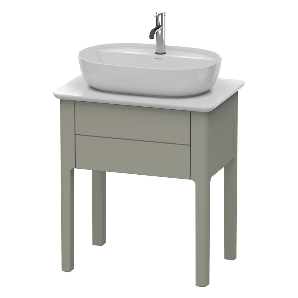 Duravit Luv Konsolenwaschtischunterbau bodenstehend 450x638x743mm, ohne KSP Steing... DURAVIT-LU956009292 4053424465333 (Abb. 4)