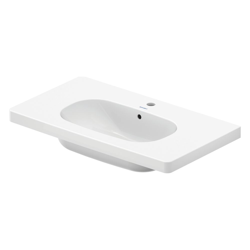 Duravit D-Code Waschtisch 485x850x180mm, Weiß Hochglanz, Rechteckig, 1 Waschplatz/... DURAVIT-03428500002 4021534458545 (Abb. 4)