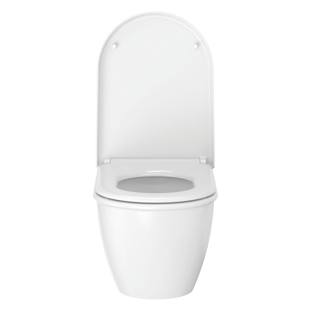 Duravit WC-Sitz, Weiß HG 372x51x488mm mit Absenkauto. Sitzgarnitur ab. Weiße Edelst... DURAVIT-0063390000 4021534634321 (Abb. 7)