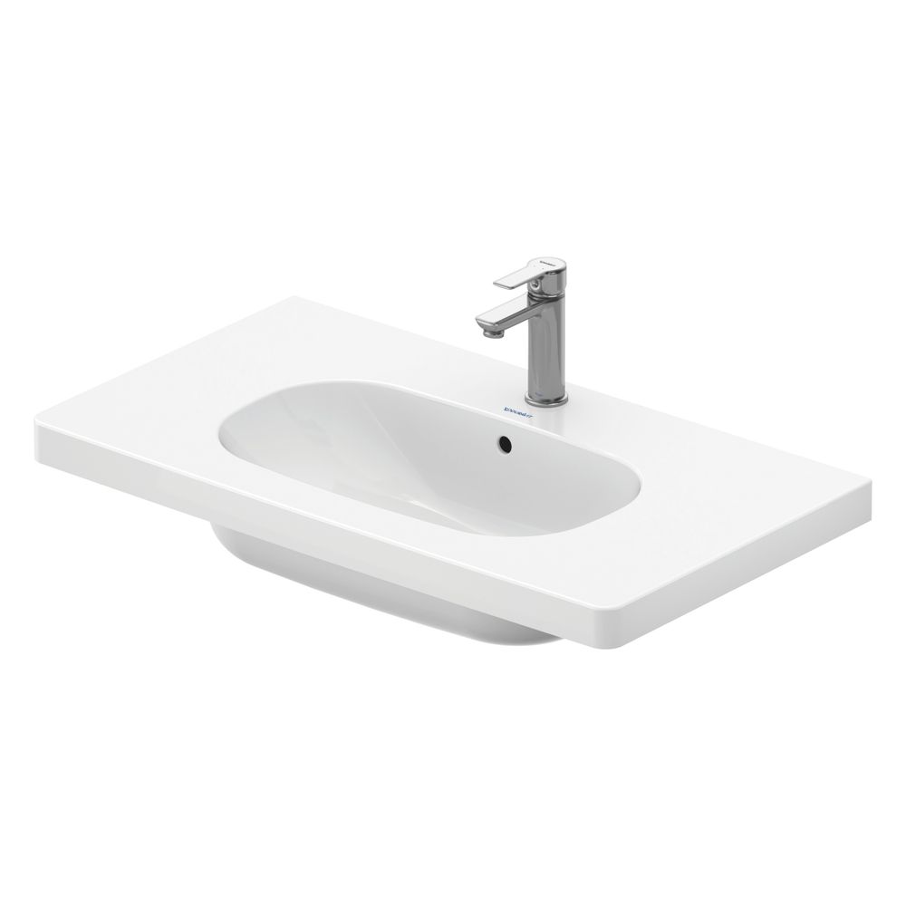 Duravit D-Code Waschtisch 485x850x180mm, Weiß Hochglanz, Rechteckig, 1 Waschplatz/... DURAVIT-03428500002 4021534458545 (Abb. 7)