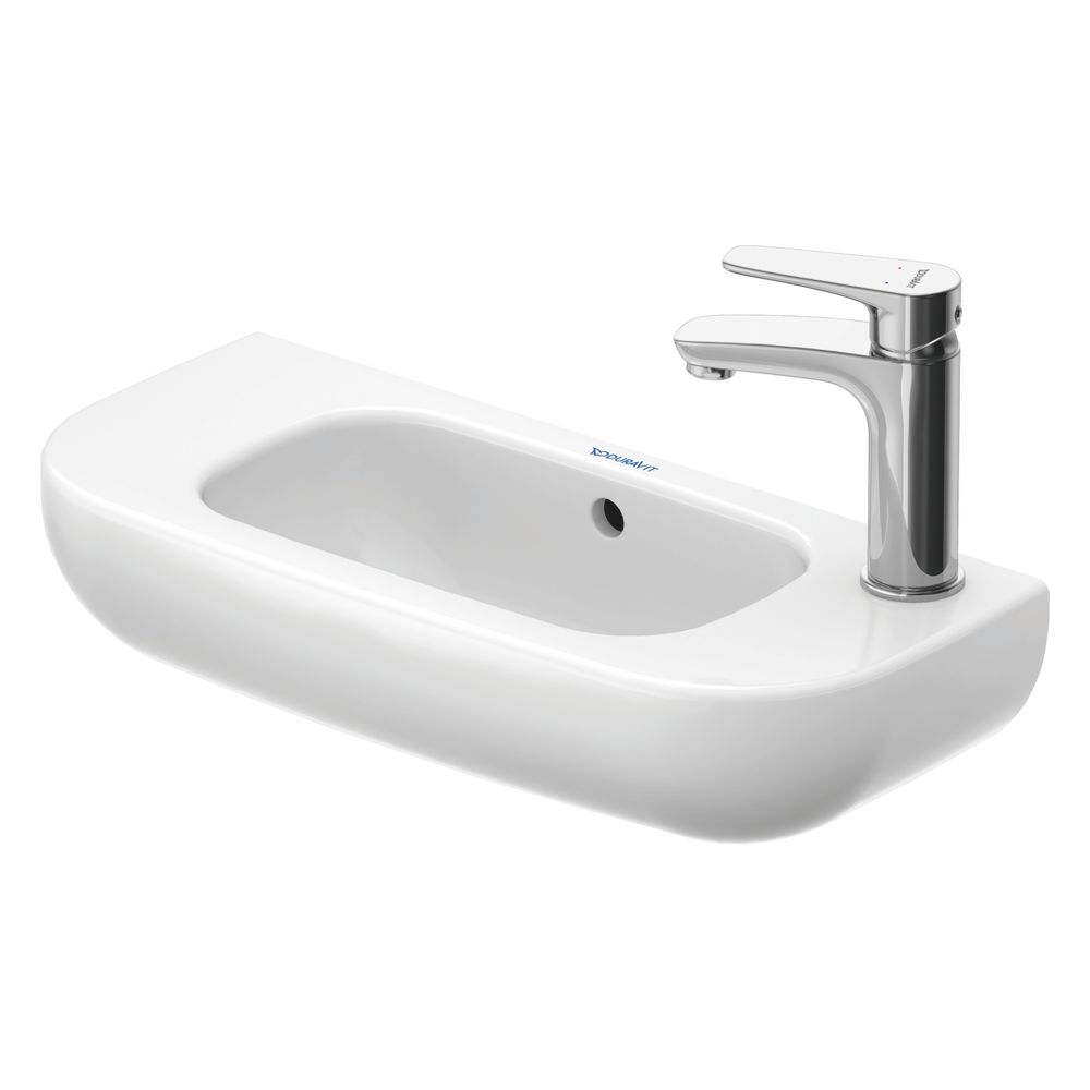 Duravit D-Code Handwaschbecken 220x500x135mm, Weiß Hochglanz, Rechteckig, 1 Waschpl... DURAVIT-0706500008 4021534346361 (Abb. 4)