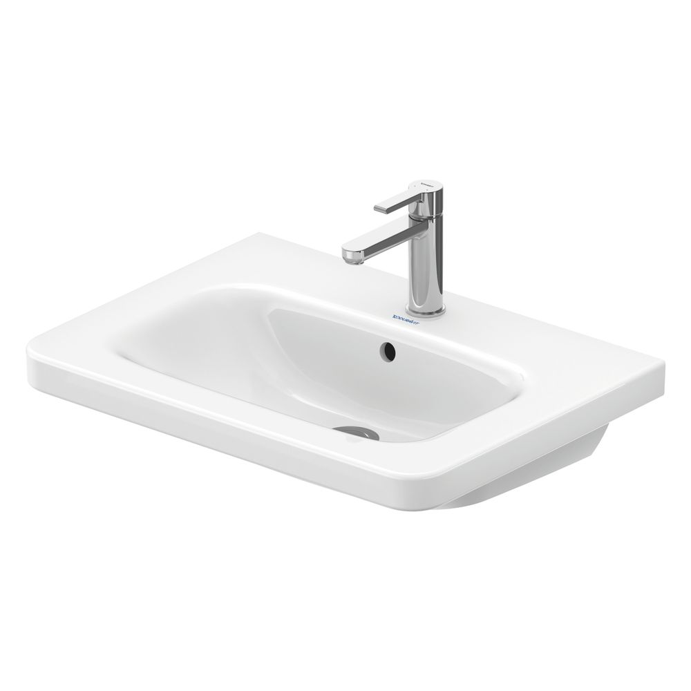Duravit DuraStyle Waschtisch 480x650x165mm, Weiß Hochglanz, Rechteckig, 1 Waschplat... DURAVIT-2320650000 4021534854316 (Abb. 4)