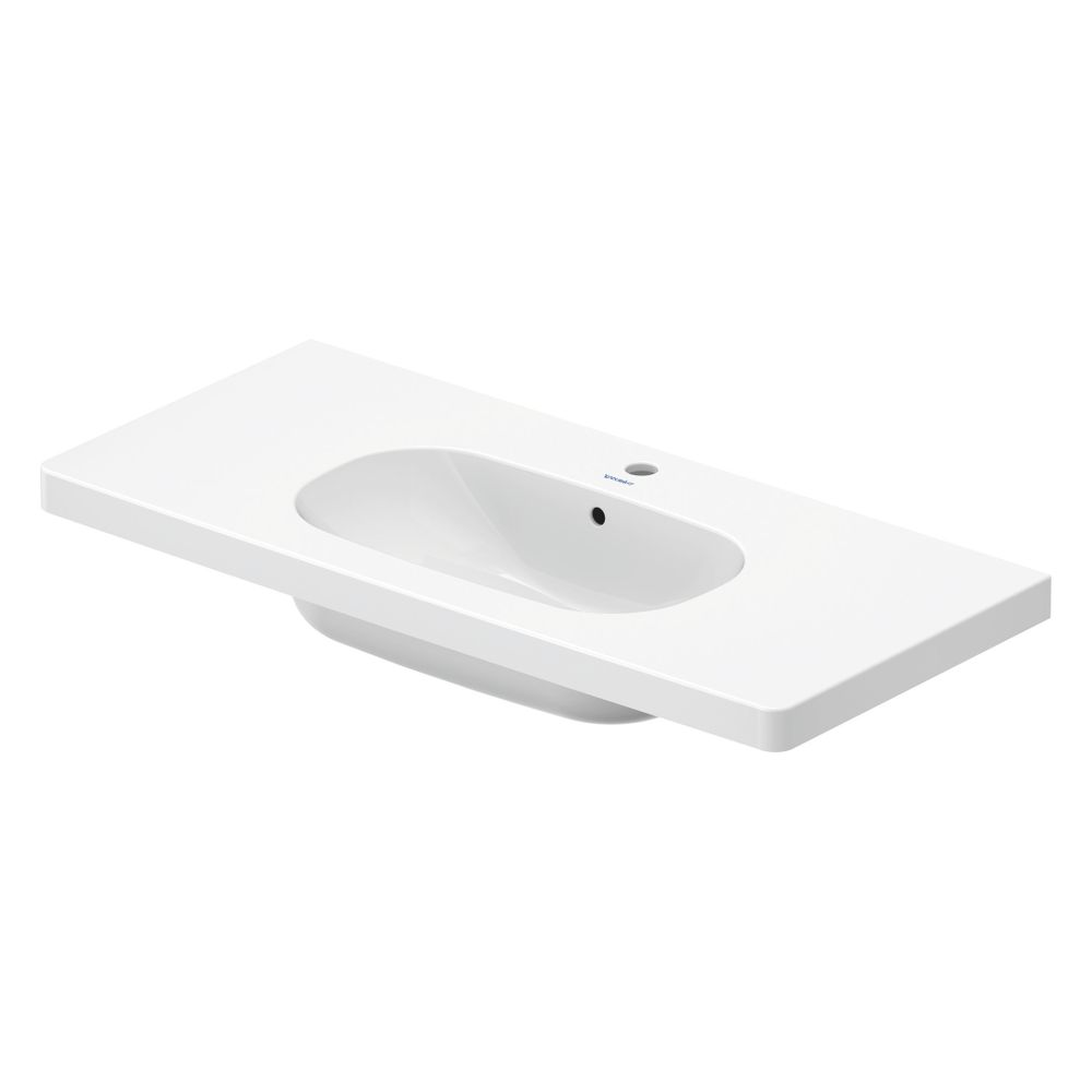 Duravit D-Code Waschtisch 480x1050x180mm, Weiß Hochglanz, Rechteckig, 1 Waschplatz... DURAVIT-03421000002 4021534457920 (Abb. 4)