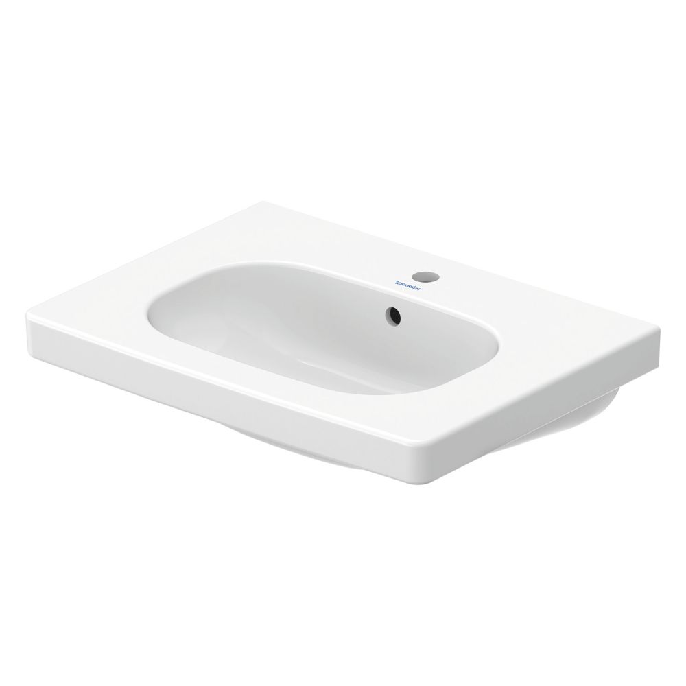 Duravit D-Code Waschtisch 485x650x175mm, Weiß Hochglanz, Rechteckig, 1 Waschplatz/... DURAVIT-03426500002 4021534822407 (Abb. 4)