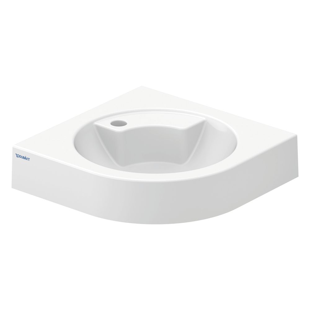 Duravit Architec Eck-Handwaschbecken 540x635x150mm wandh. Weiß Hochglanz, Halbrund,... DURAVIT-0448450000 4021534084812 (Abb. 4)