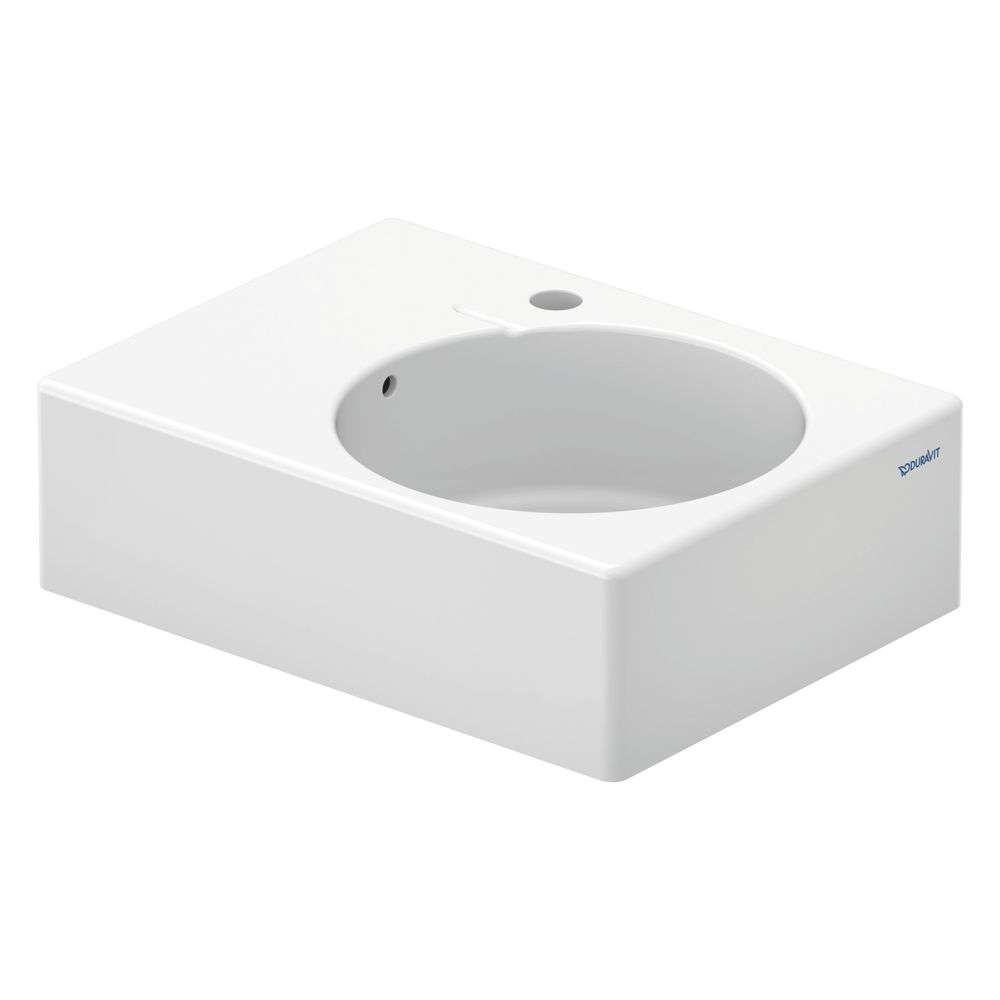 Duravit Design Classics Waschtisch 460x615x225mm wandhäng., R, Weiß Hochglanz, Rech... DURAVIT-0685600011 4021534217326 (Abb. 4)