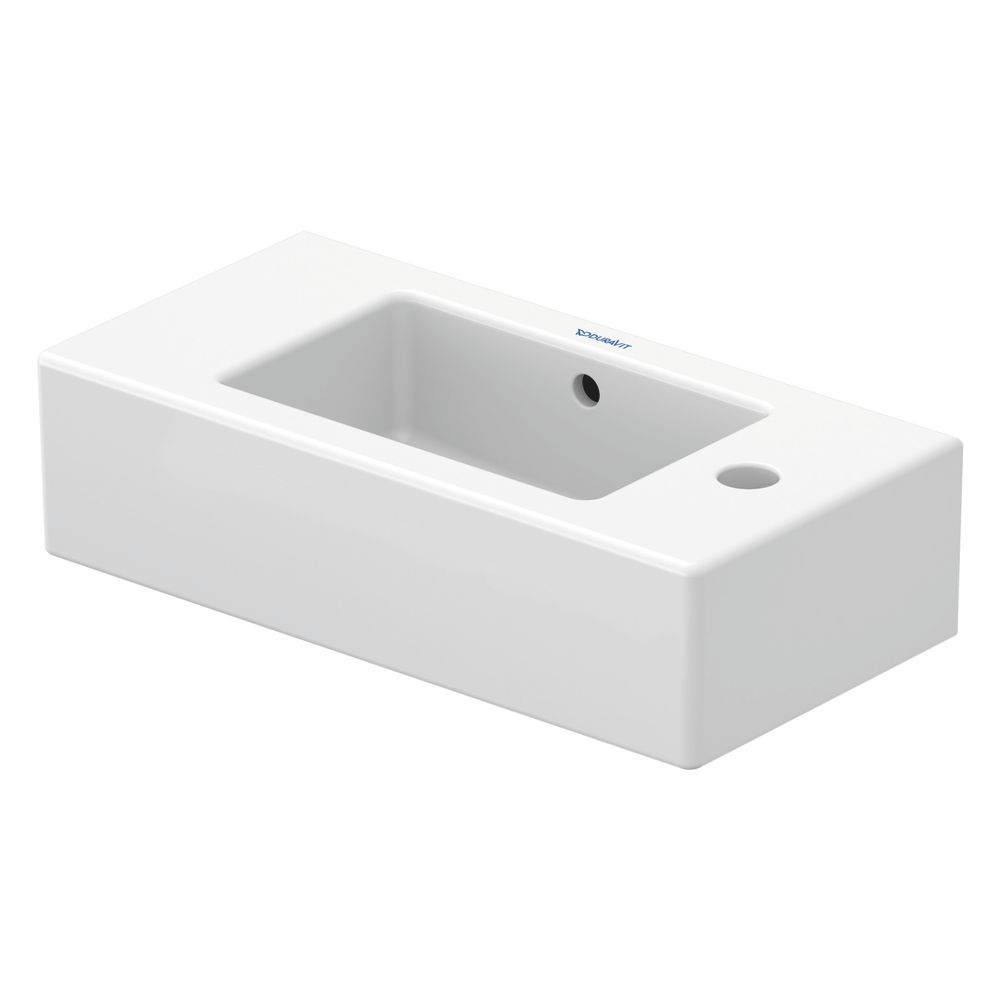 Duravit Vero Handwaschbecken 250x500x150mm, Weiß Hochglanz, WonderGliss, Rechtecki... DURAVIT-07035000081 4021534347627 (Abb. 4)