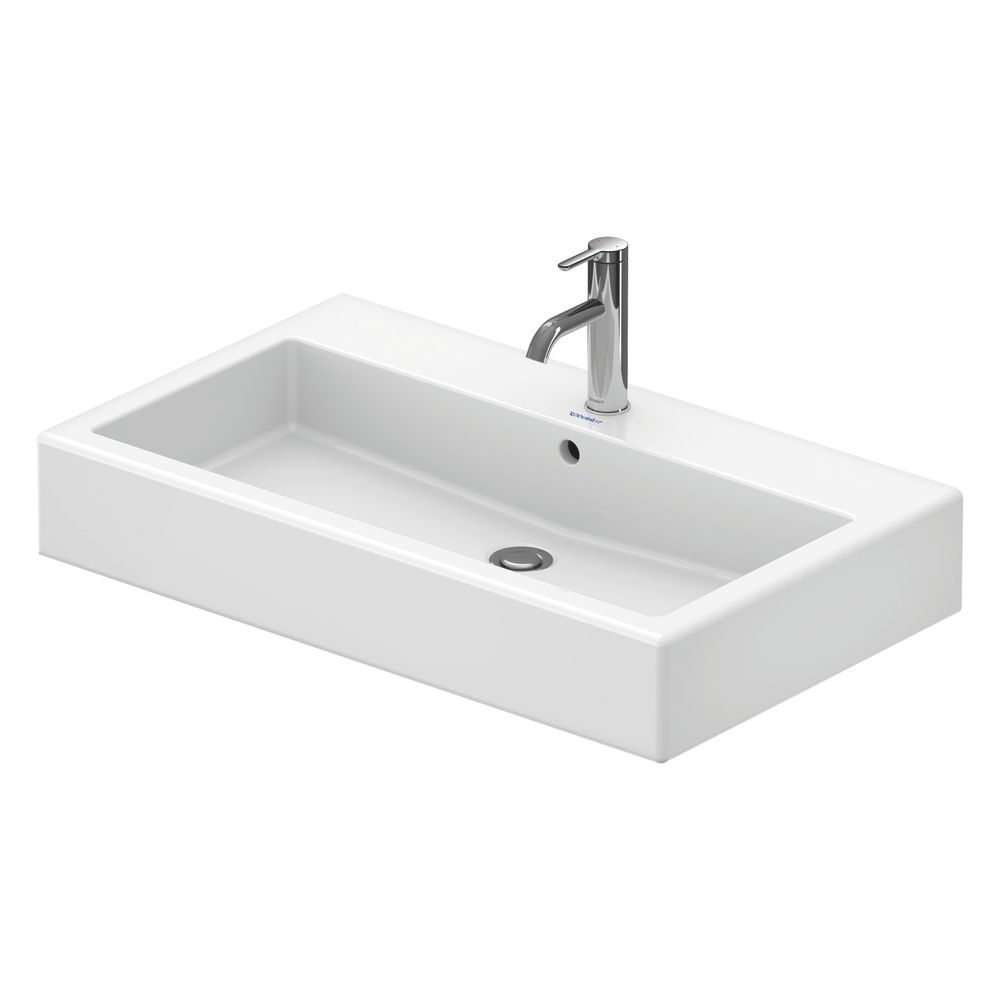 Duravit Vero Waschtisch 470x800x175mm wandh., Weiß Hochglanz, Rechteckig, WonderGl... DURAVIT-04548000271 4021534286063 (Abb. 4)