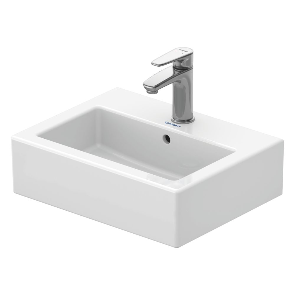 Duravit Vero Handwaschbecken 350x450x160mm, Weiß Hochglanz, WonderGliss, Rechtecki... DURAVIT-07044500271 4021534467417 (Abb. 4)
