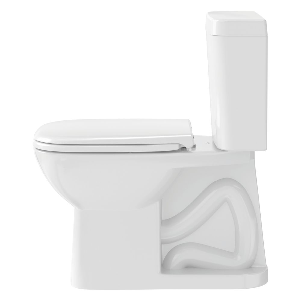 Duravit D-Code WC-Sitz Weiß HG 362x55x478mm mit Absenkauto. Sitzgarnitur ab. vorne ... DURAVIT-0062090096 4021534569319 (Abb. 4)