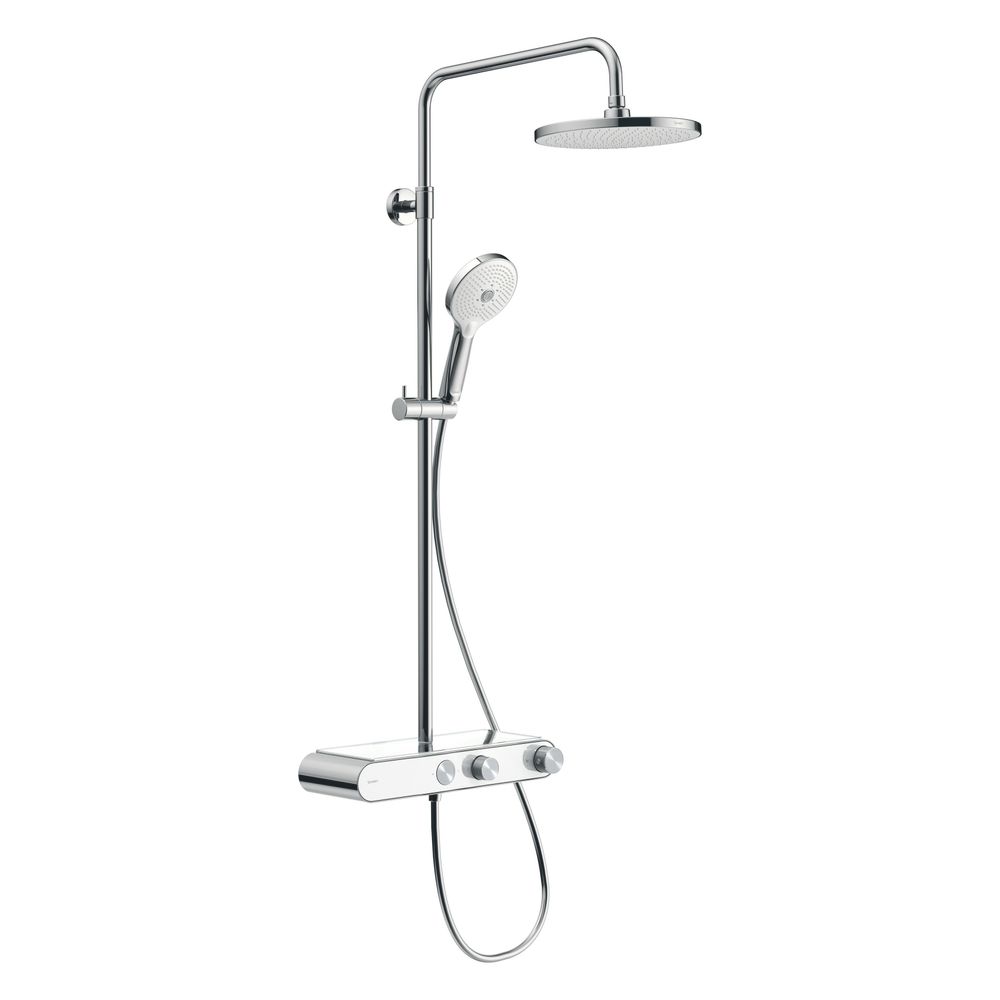 Duravit Shower Systems Duschsystem Chrom, Thermostat, Kopfbrause 230mm, 10,5l/min... DURAVIT-TH4380008005 4067116161304 (Abb. 4)
