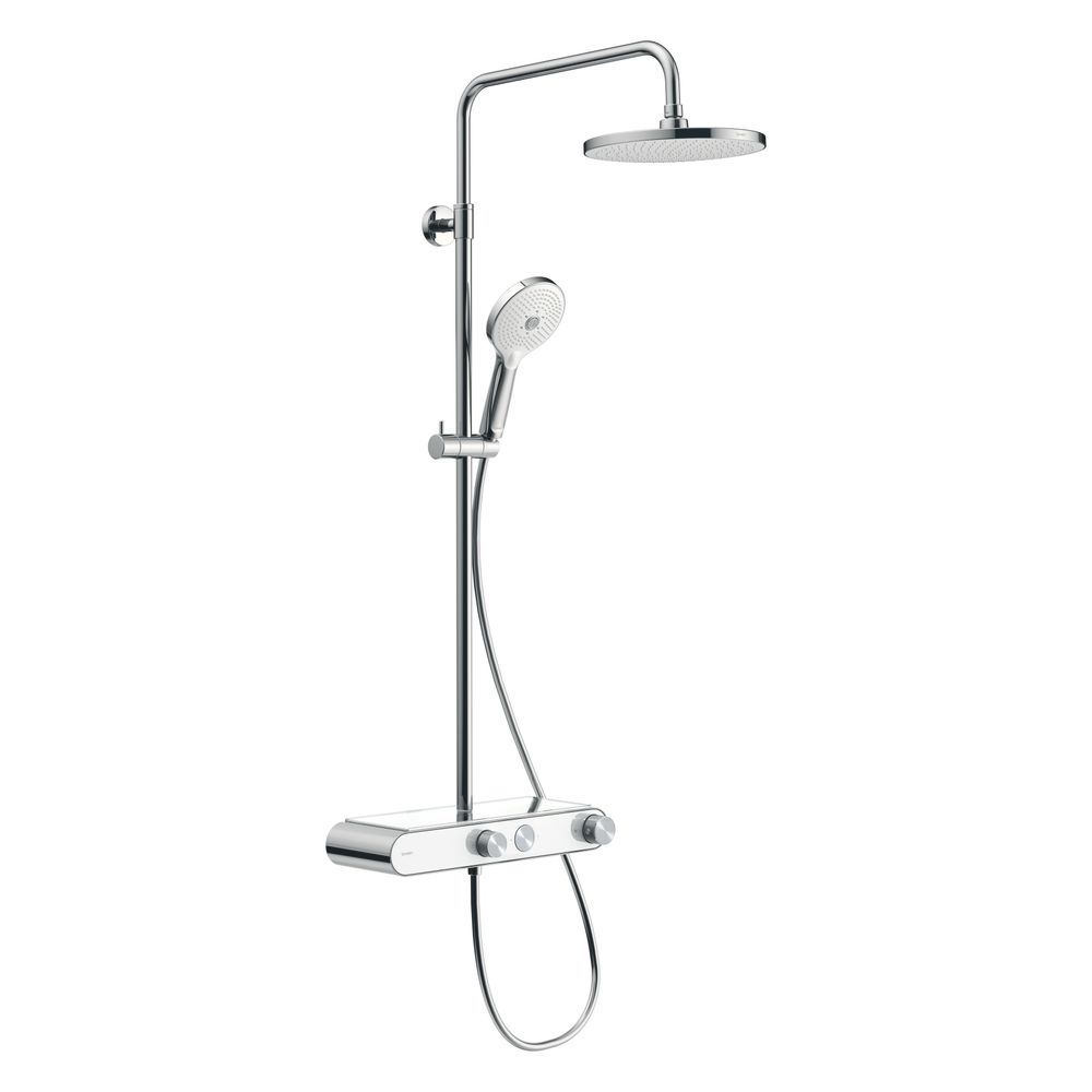 Duravit Shower Systems Duschsystem Chrom, Thermostat, Kopfbrause 230mm, 10,5l/min... DURAVIT-TH4380008005 4067116161304 (Abb. 7)