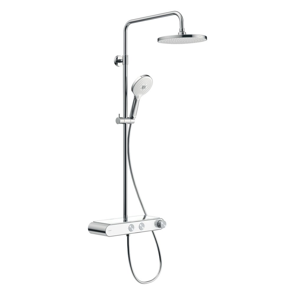 Duravit Shower Systems Duschsystem Chrom, Thermostat, Kopfbrause 230mm, 10,5l/mi... DURAVIT-TH4380008005 4067116161304 (Abb. 10)