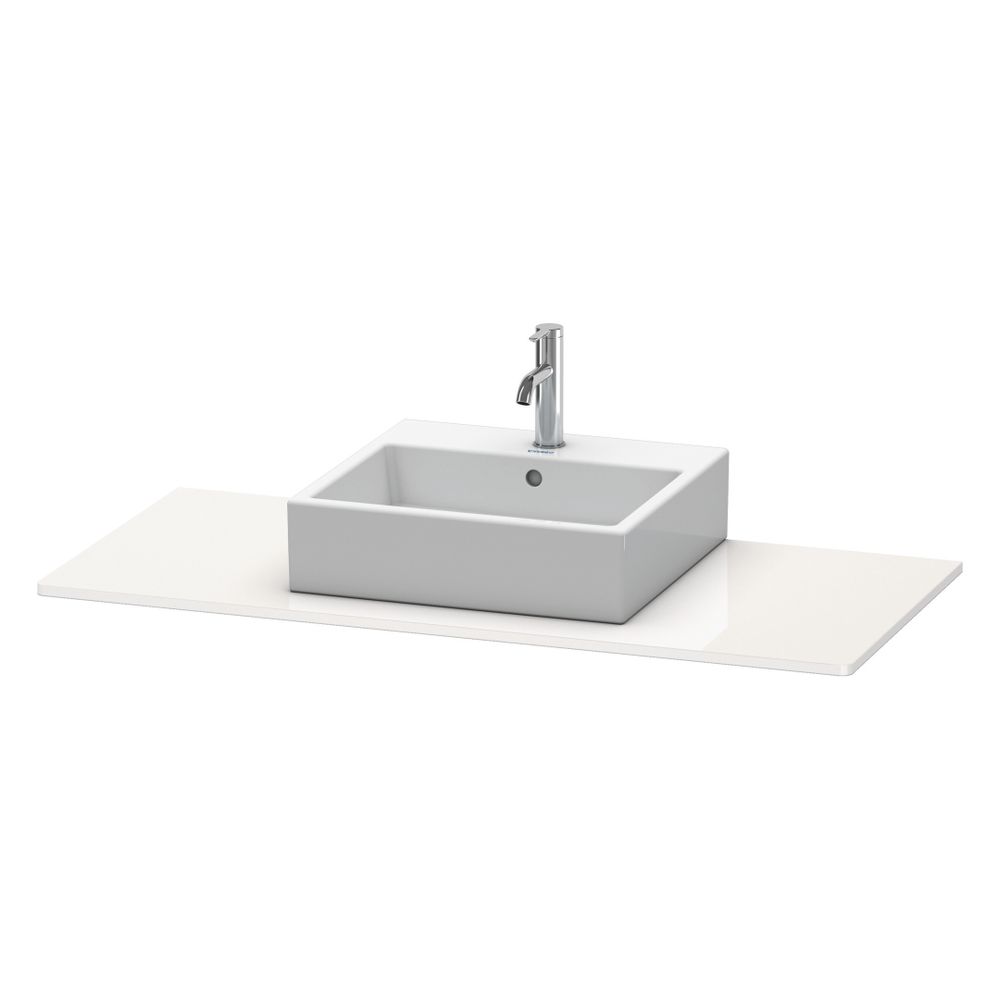 Duravit XSquare Konsole 550x800x16mm, Eiche Mattschwarz, ohne Konsolenträger, 1 Au... DURAVIT-XS060D01616 4063382138651 (Abb. 4)