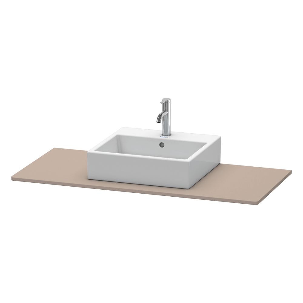 Duravit XSquare Konsole 550x800x16mm, Basalt Matt, ohne Konsolenträger, 1 Ausschni... DURAVIT-XS060D04343 4053424566511 (Abb. 4)