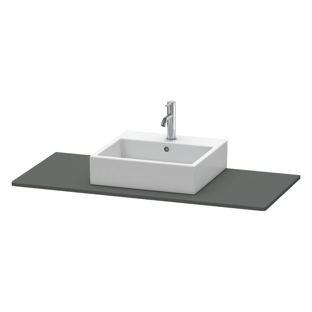 Duravit XSquare Konsole 550x800x16mm, Graphit Matt, ohne Konsolenträger, 1 Ausschn... DURAVIT-XS060D04949 4053424566528 (Abb. 4)
