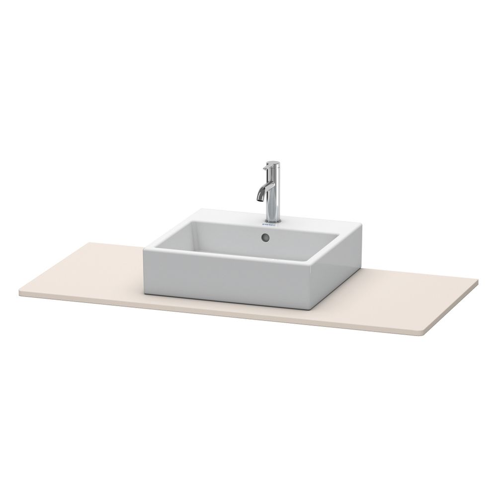 Duravit XSquare Konsole 550x800x16mm, Taupe Matt, ohne Konsolenträger, 1 Ausschnit... DURAVIT-XS060D09191 4053424566504 (Abb. 4)