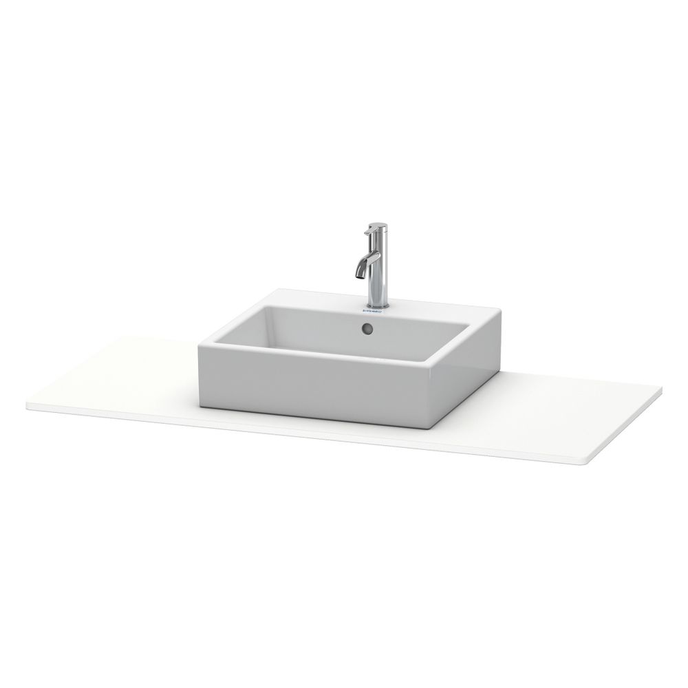 Duravit XSquare Konsole 550x1200x16mm, Mattweiß, ohne Konsolenträger, 1 Ausschnitt... DURAVIT-XS060F01818 4053424567051 (Abb. 4)