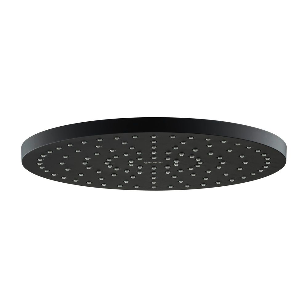 Duravit Kopfbrause, Mattschwarz, Kunststoff, MinusFlow, Rund, d. Kopfbrause 250mm... DURAVIT-UV0662018046 4067116113945 (Abb. 1)
