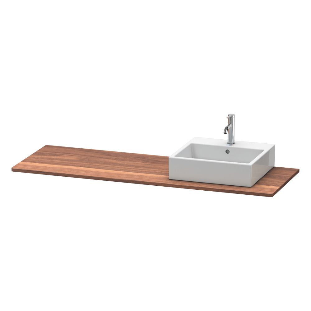 Duravit XSquare Massivholzkonsole 550x1600x20mm, 1 Ausschnitt/Waschplatz, Amerikan... DURAVIT-XS061HR7777 4053424569819 (Abb. 4)