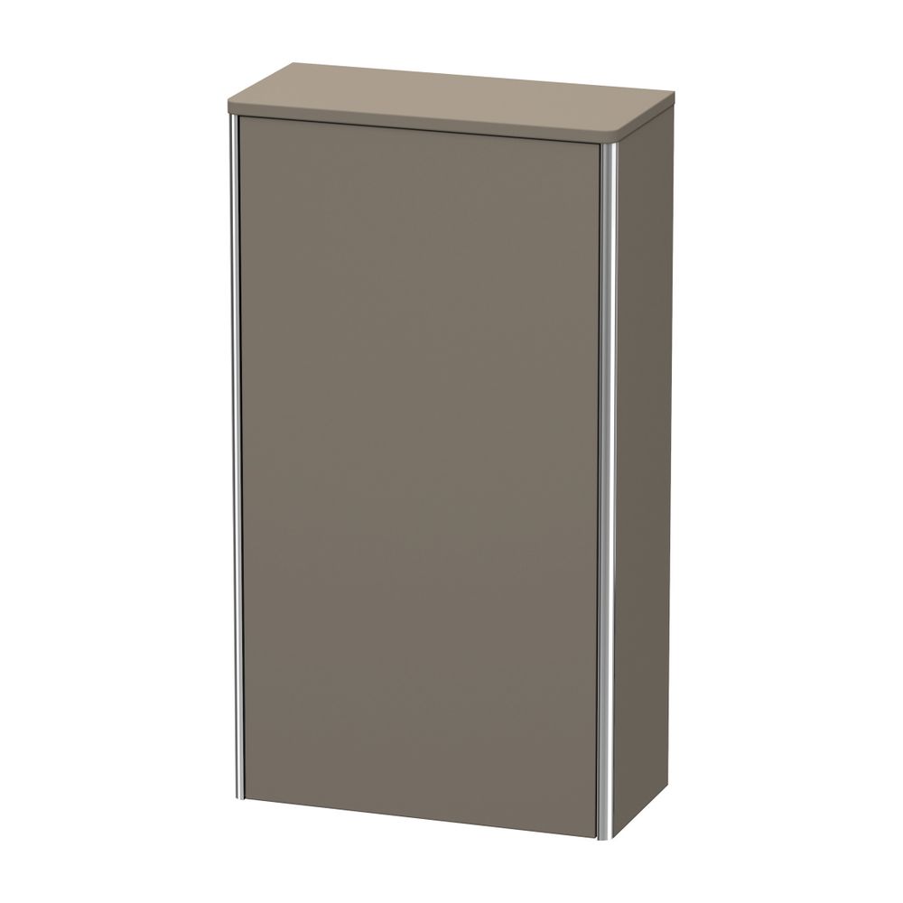 Duravit XSquare Halbhochschrank Dekor 236x500x896mm Flanell Grau SDM, 1 Tür L, 2 G... DURAVIT-XS1303L9090 4053424570242 (Abb. 1)