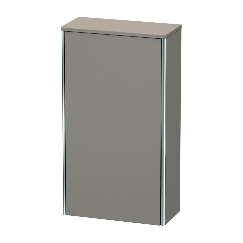 Duravit XSquare Halbhochschrank Dekor 236x500x896mm Basalt Matt, 1 Tür R, 2 Glas-F... DURAVIT-XS1303R4343 4053424570600 (Abb. 1)