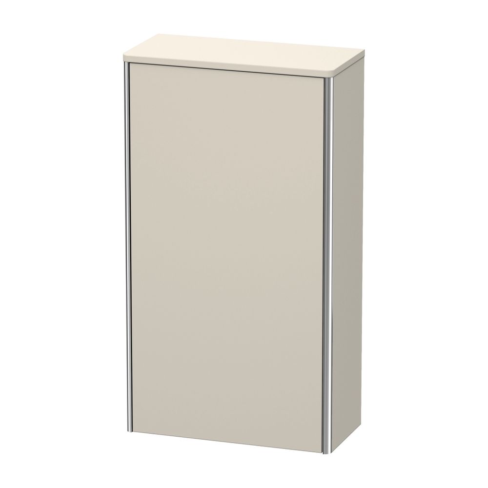 Duravit XSquare Halbhochschrank Dekor 236x500x896mm Taupe Matt, 1 Tür R, 2 Glas-FB... DURAVIT-XS1303R9191 4053424570594 (Abb. 1)