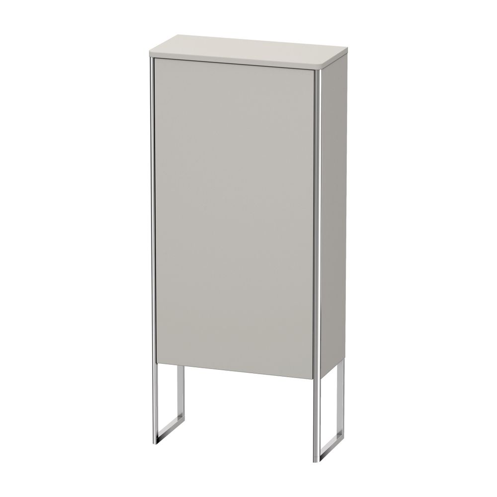 Duravit XSquare Halbhochschrank Dekor 236x500x1136mm Betongrau Matt, 1 Tür L, 2 Gl... DURAVIT-XS1304L0707 4053424571119 (Abb. 1)