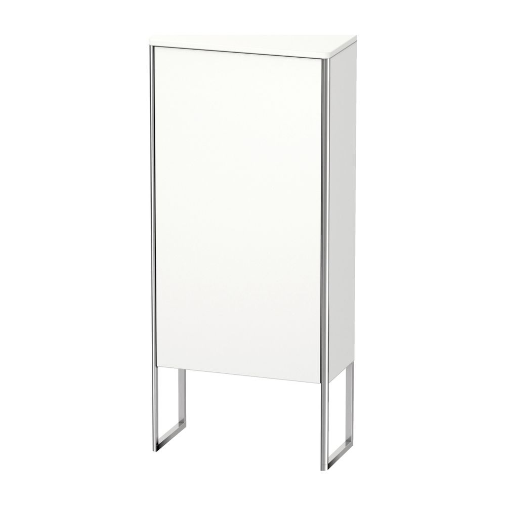 Duravit XSquare Halbhochschrank Dekor 236x500x1136mm Mattweiß, 1 Tür L, 2 Glas-FB ... DURAVIT-XS1304L1818 4053424571072 (Abb. 1)