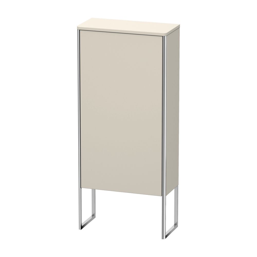 Duravit XSquare Halbhochschrank Dekor 236x500x1136mm Taupe Matt, 1 Tür L, 2 Glas-F... DURAVIT-XS1304L9191 4053424571140 (Abb. 1)