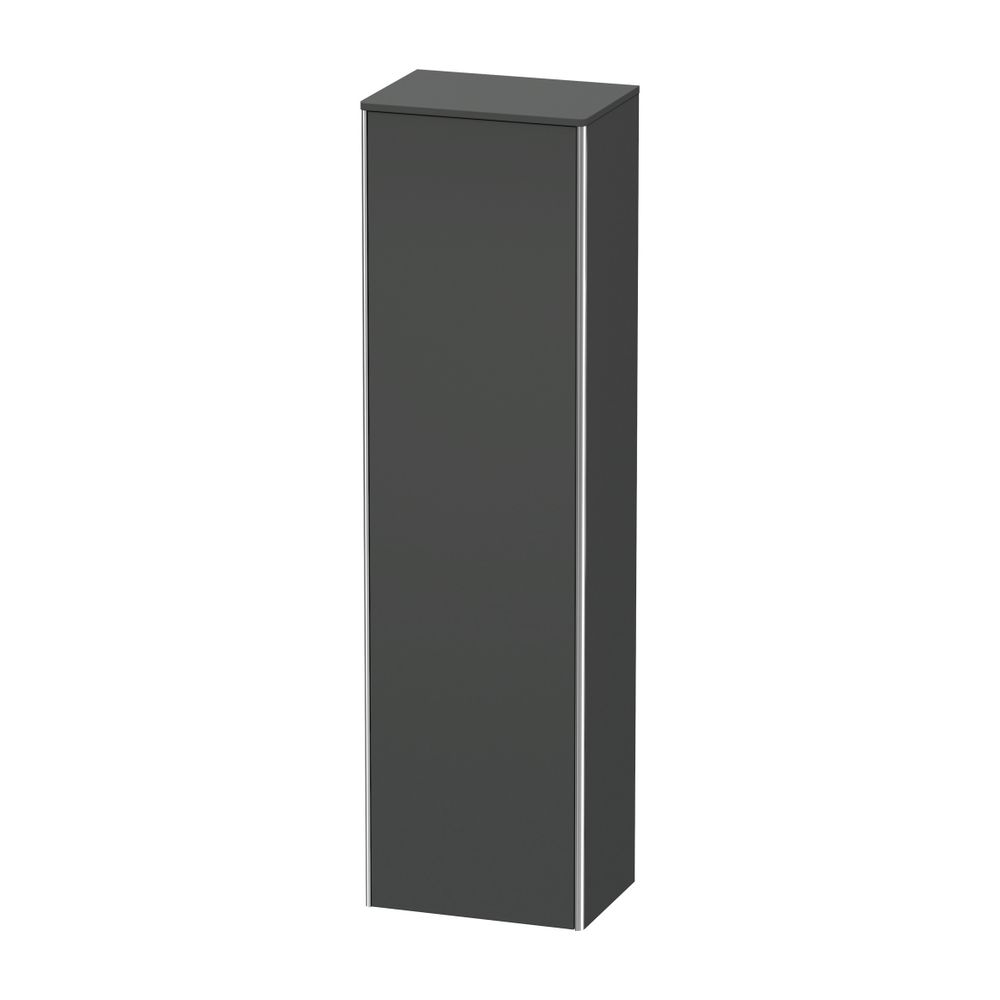 Duravit XSquare Hochschrank Lack 356x500x1776mm, Graphit Matt, 1 Tür R, Grifflos, ... DURAVIT-XS1313R4949 4053424574509 (Abb. 1)