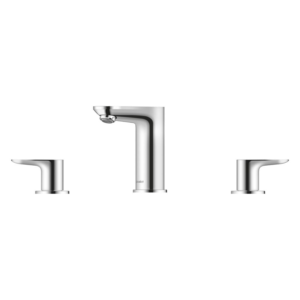 Duravit Wave 3-Loch Waschtischarmatur Keramikmischsystem, ohne Zugstange, Chrom H... DURAVIT-WA1060005010 4067116105407 (Abb. 4)