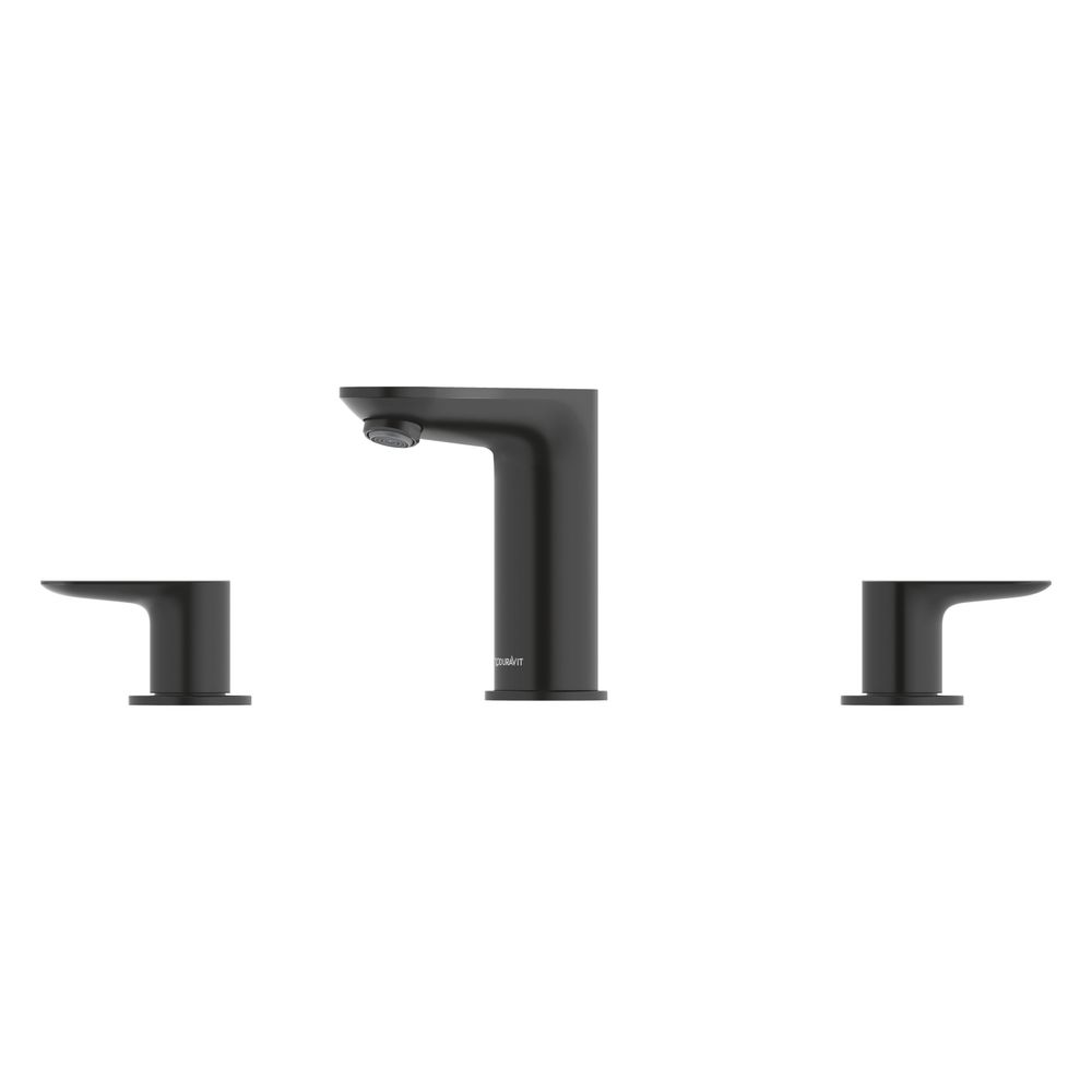 Duravit Wave 3-Loch Waschtischarmatur Keramikmischsystem, ohne Zugstange, Mattsch... DURAVIT-WA1060005046 4067116105421 (Abb. 4)