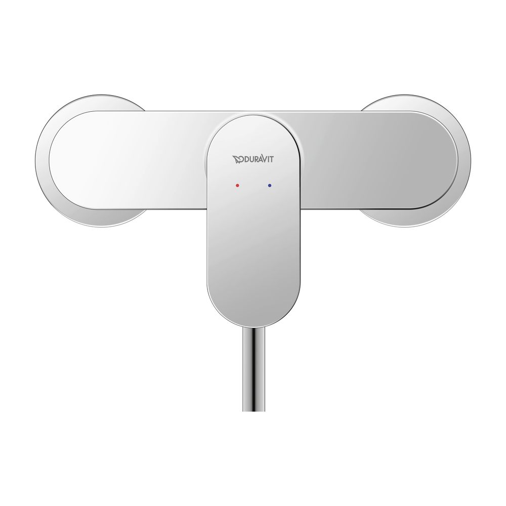 Duravit Wave Einhebel-Brausemischer Aufputz, Chrom, 24l/min, S-Anschlüsse, 1/2", ... DURAVIT-WA4230000010 4067116105728 (Abb. 1)