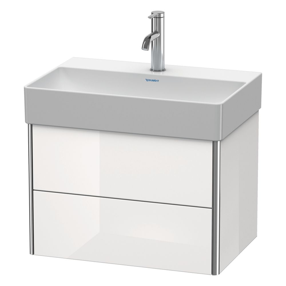 Duravit XSquare Waschtischunterbau wandhäng. 390x584x397mm Compact, Eiche Mattschw... DURAVIT-XS416701616 4063382136756 (Abb. 4)