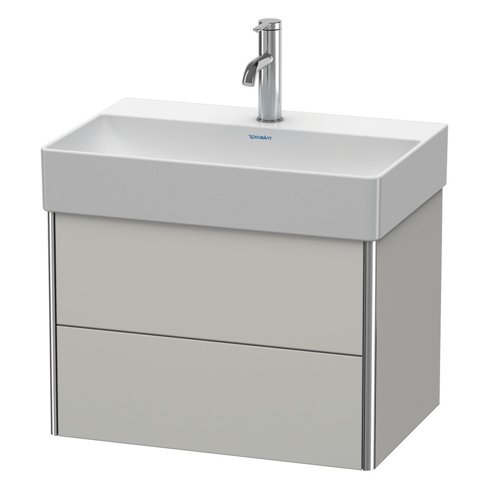 Duravit XSquare Waschtischunterbau wandhäng. 390x584x397mm Compact, Betongrau Matt... DURAVIT-XS416700707 4053424526003 (Abb. 4)