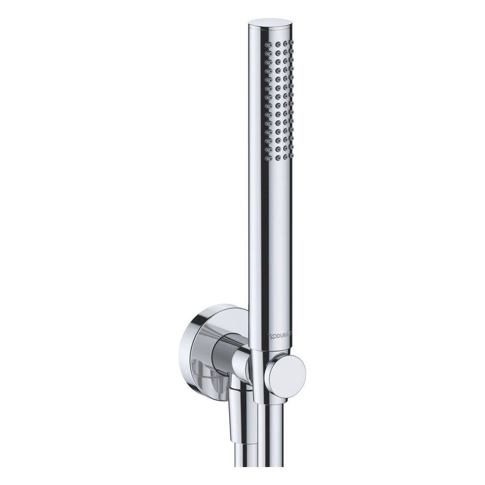 Duravit Wandanschlussbogen 55x102mm, Rund, Chrom, Rosette rund, Rückflussverhinde... DURAVIT-UV0630009010 4063382938152 (Abb. 4)