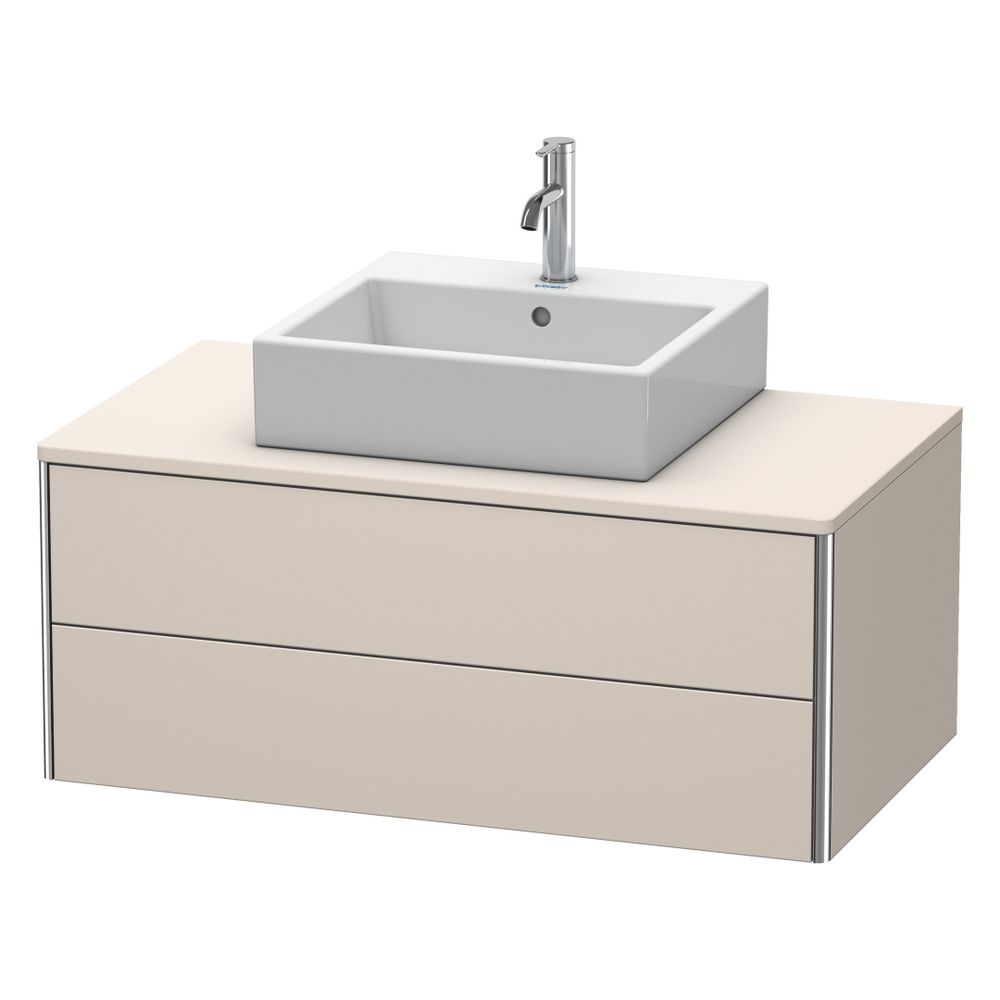 Duravit XSquare Konsolenwaschtischunterbau wandhäng. 548x1000x400mm, ohne KSP Taup... DURAVIT-XS491109191 4053424557946 (Abb. 4)