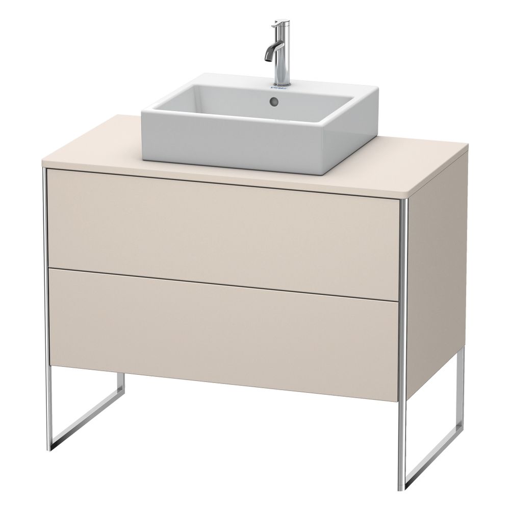 Duravit XSquare Konsolenwaschtischunterbau bodenstehend 548x1000x778mm ohne KSP Ta... DURAVIT-XS492109191 4053424564838 (Abb. 4)