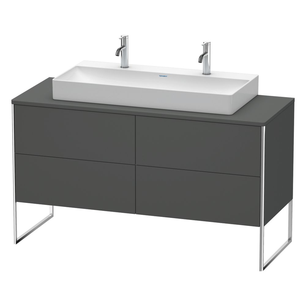 Duravit XSquare Konsolenwaschtischunterbau bodenstehend 548x1400x778mm ohne KSP Gr... DURAVIT-XS4925M4949 4053424566153 (Abb. 4)