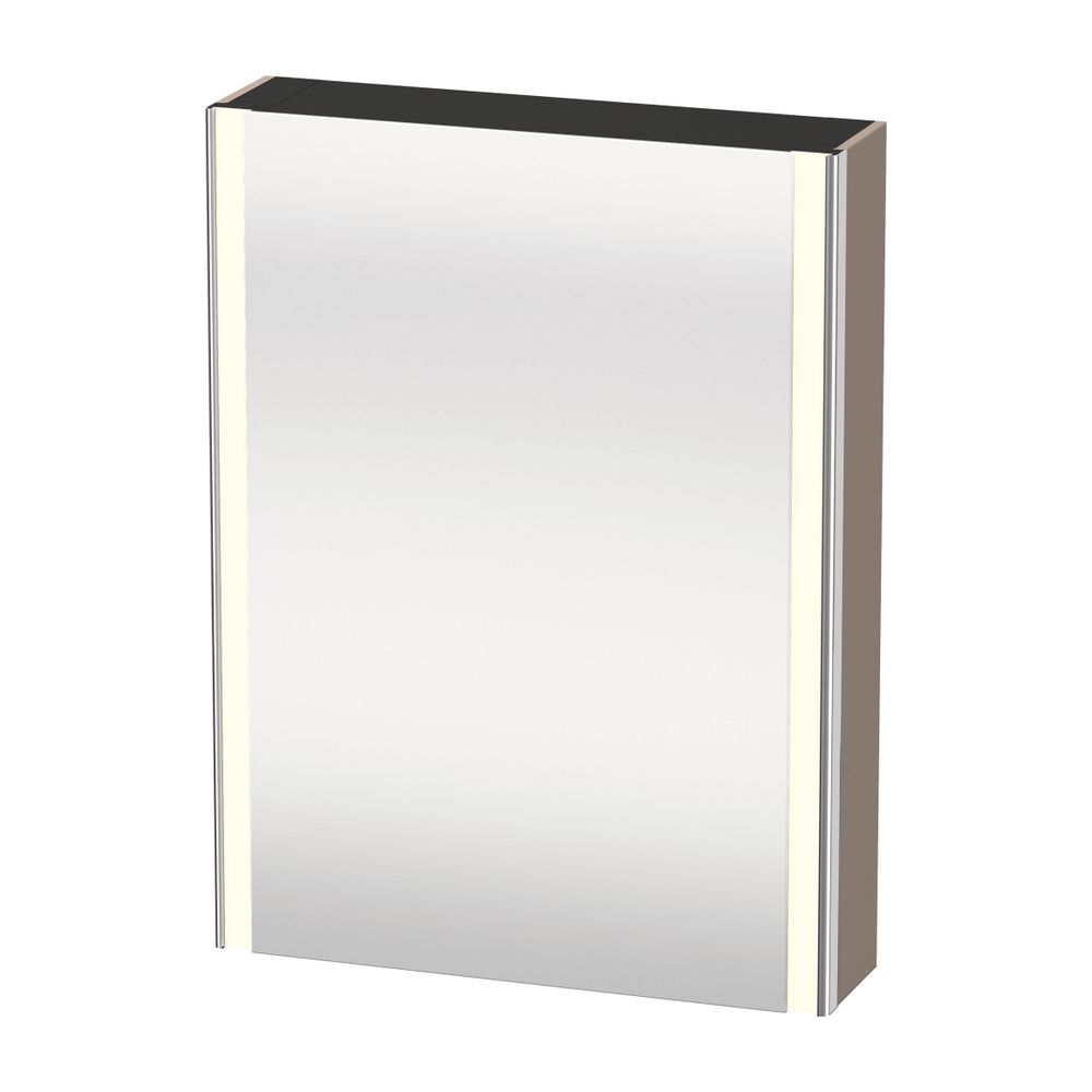 Duravit XSquare Spiegelschrank Wandmontage 155x600x800mm, Basalt, Tür R, 2 Gla... DURAVIT-XS7111R43430000 4063382378286 (Abb. 1)